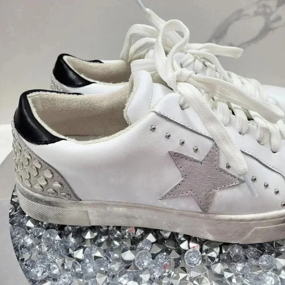 NWOT Steven Rubie-S Studded Star Sneakers